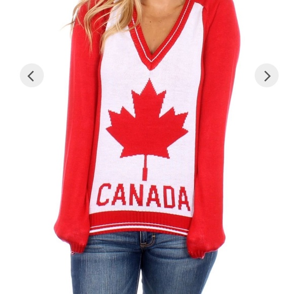 Tipsy Elves Canada 🇨🇦 Sweater - Picture 2 of 3